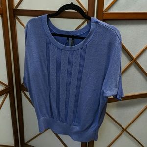 Guess Periwinkle 3/4 sleeve dolman style sweater S